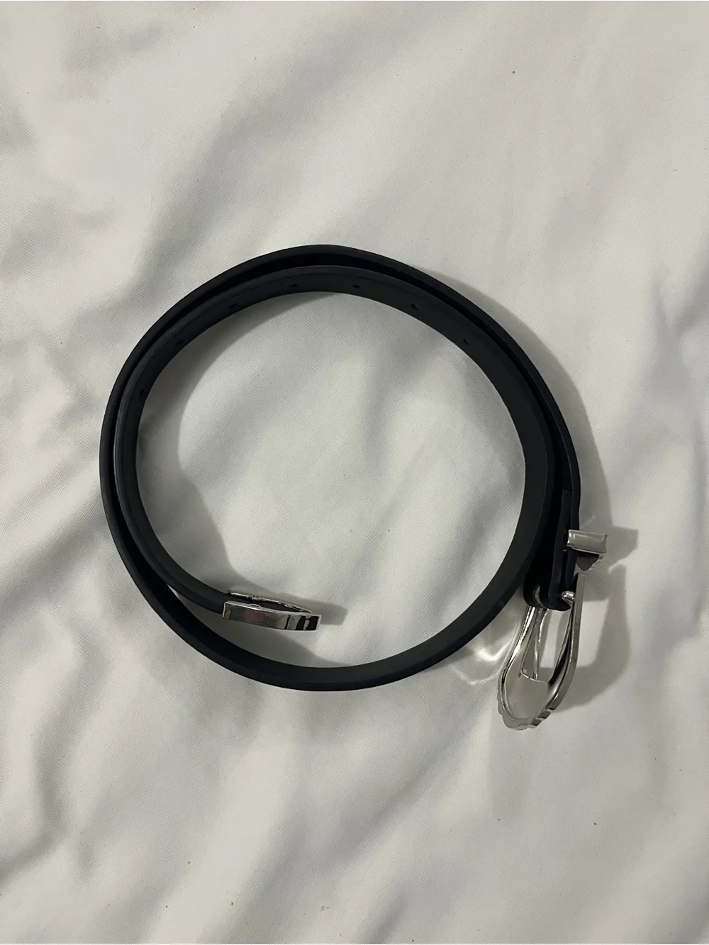Abercrombie & Fitch | Black Western Belt w/ Silver Hardware